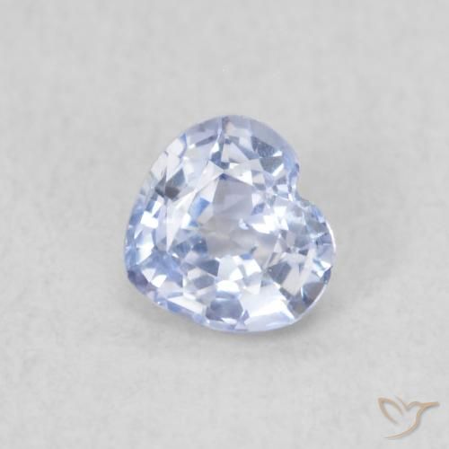 0.33ct 天然 紫蓝色 蓝宝石, 心形, VVS-VS