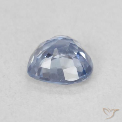 0.40克拉天然蓝宝石，心形，VVS-VS