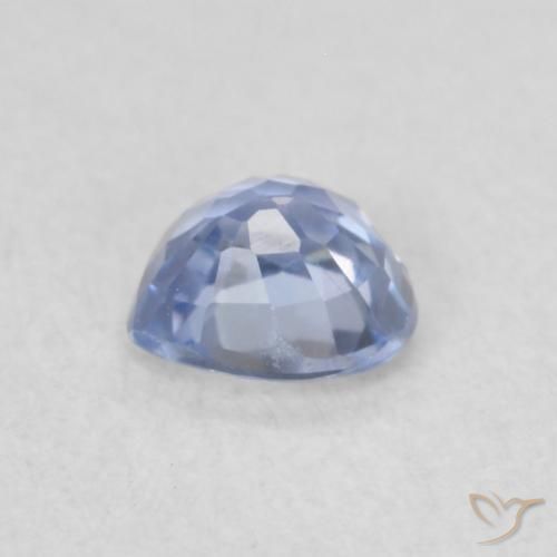0.35克拉天然蓝宝石，心形，VVS-VS