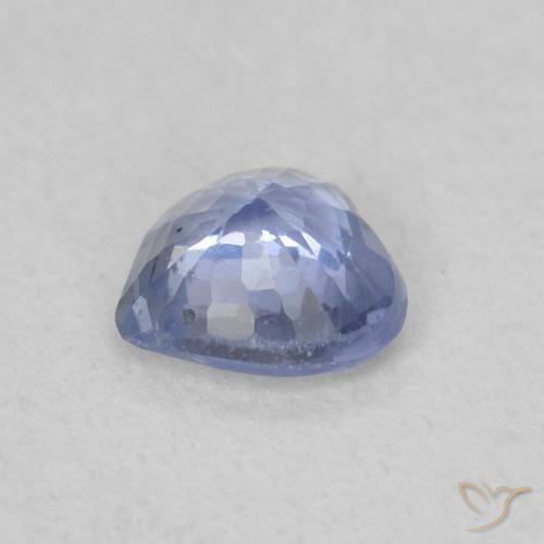 0.33克拉天然蓝宝石，心形，VS
