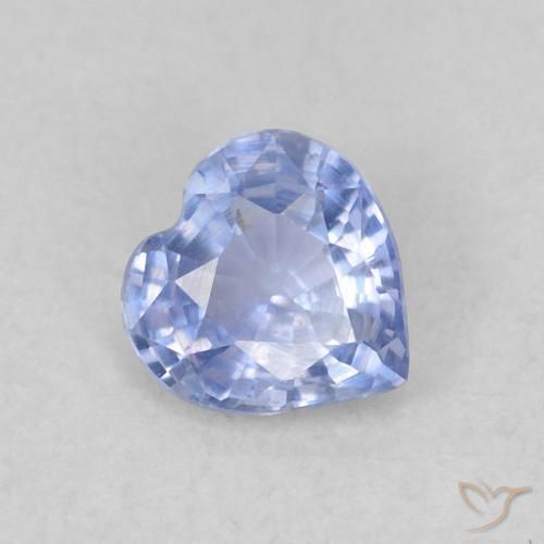 0.36ct 天然 紫罗兰蓝色 蓝宝石, 心形, VS
