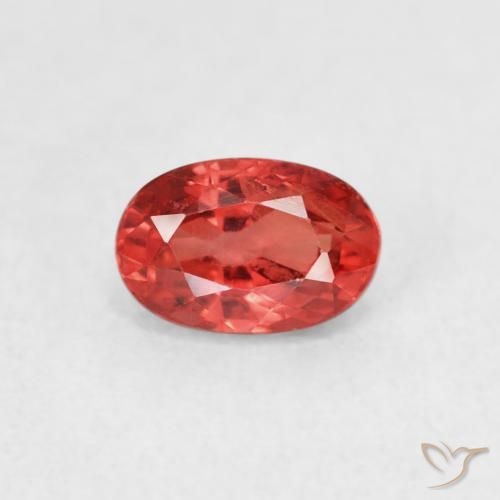 0.75ct 天然 中红 蓝宝石, 椭圆形, VS