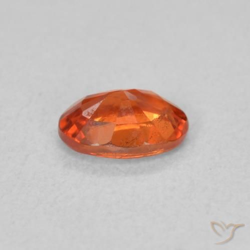 0.65克拉天然蓝宝石，椭圆形，VS