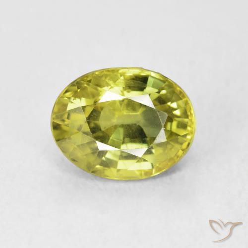 2.65ct 天然 暖土绿 蓝宝石, 椭圆形, VVS-VS