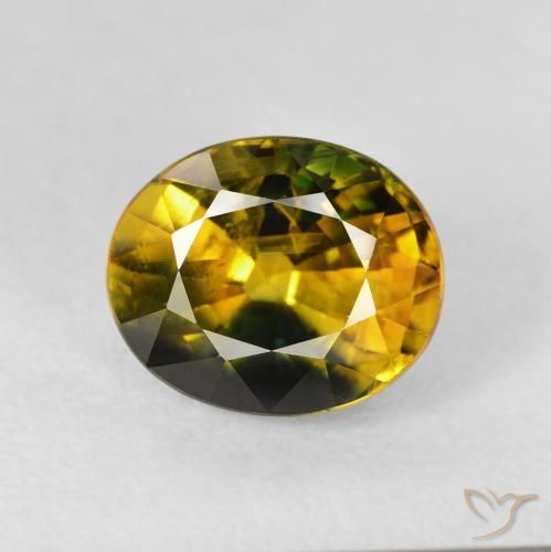 3.24ct 天然 彩色 蓝宝石, 椭圆形, VS