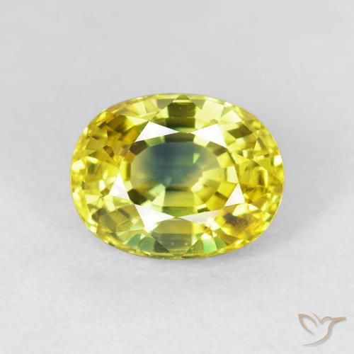 3.44ct 天然 中金 蓝宝石, 椭圆形, VS