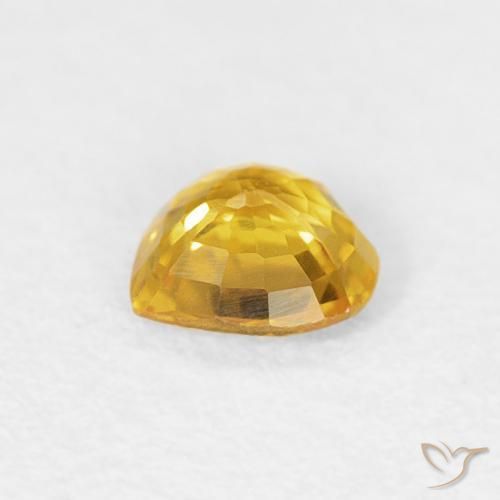 0.38克拉天然蓝宝石，心形，VVS-VS