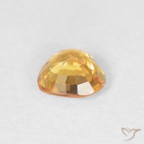 0.36克拉天然蓝宝石，心形，VVS-VS