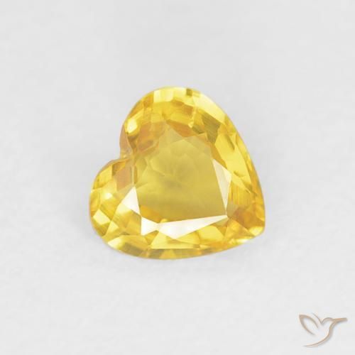 0.36克拉天然蓝宝石，心形，VVS-VS