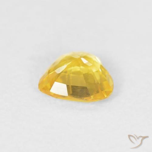 0.36克拉天然蓝宝石，心形，VVS-VS