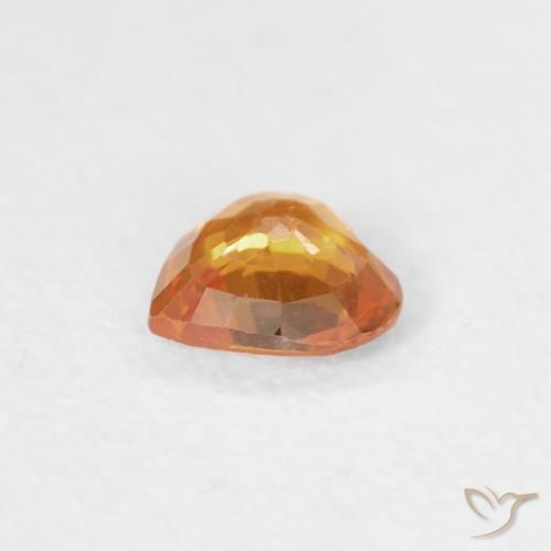 0.36克拉天然蓝宝石，心形，VS