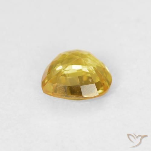 0.42克拉天然蓝宝石，心形，VS