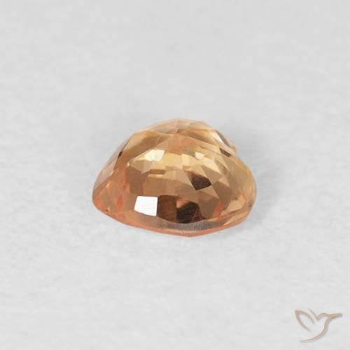 0.38克拉天然蓝宝石，心形，VVS