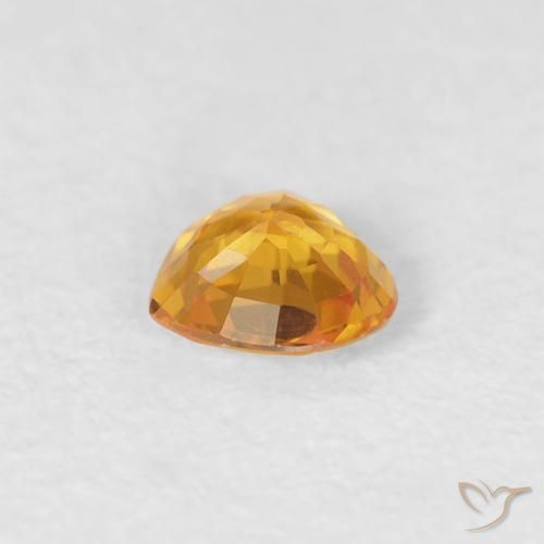 0.32克拉天然蓝宝石，心形，VVS