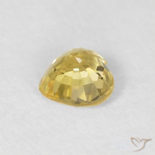 0.48克拉天然蓝宝石，心形，VVS