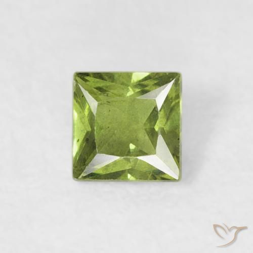 0.27ct 天然 充满活力的绿色 蓝宝石, 正方形, VS