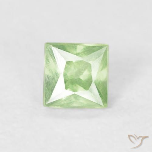 0.23ct 天然 中绿色 蓝宝石, 正方形, VS