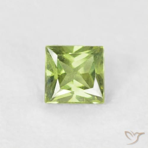 0.21ct 天然 浅活泼的绿色 蓝宝石, 正方形, VS