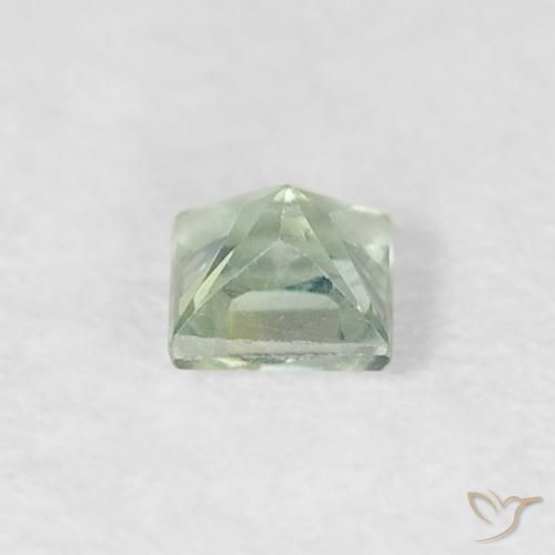 0.21克拉天然蓝宝石，正方形，VVS-VS