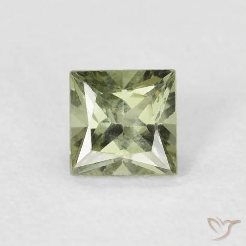 0.43ct 天然 中绿色 蓝宝石, 正方形, VS