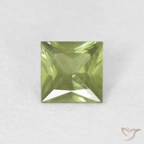 0.38ct 天然 中绿色 蓝宝石, 正方形, VVS-VS