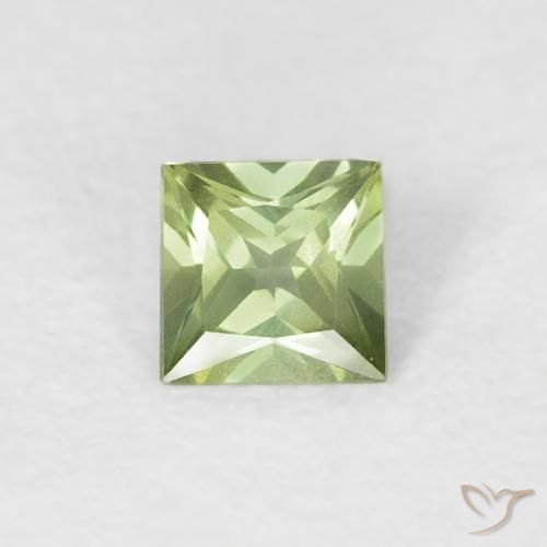 0.31ct 天然 中绿色 蓝宝石, 正方形, VVS-VS
