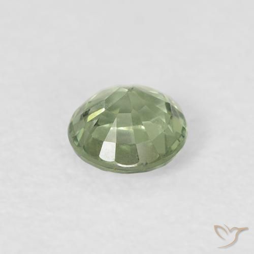 0.41克拉天然蓝宝石，圆形的，VVS-VS