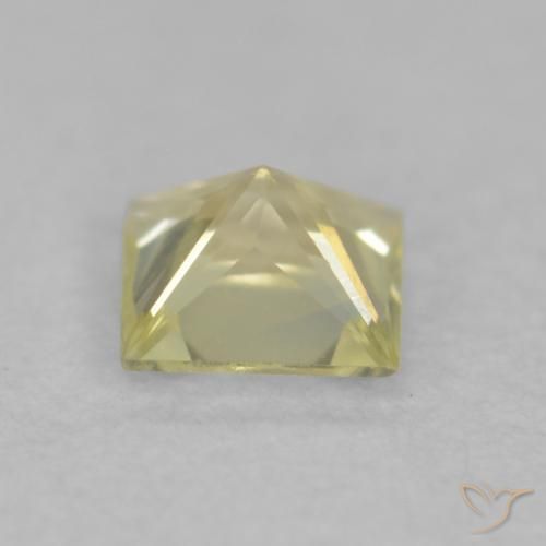 0.20克拉天然蓝宝石，正方形，VVS