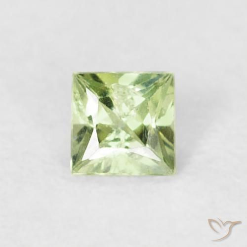 0.19ct 天然 中绿色 蓝宝石, 正方形, VS