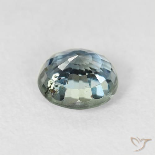 0.85克拉天然蓝宝石，圆形的，VS-SI