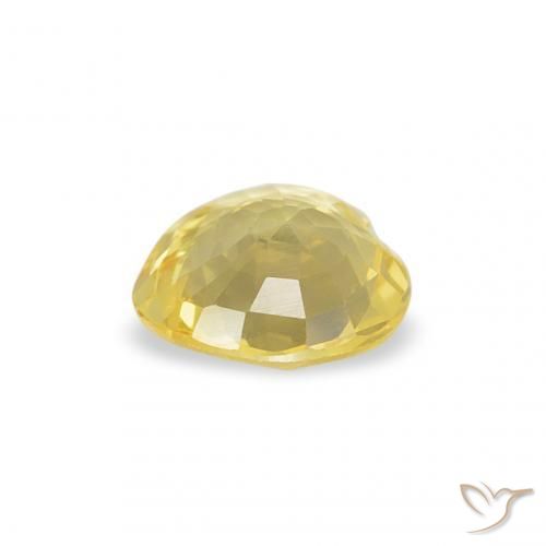 0.32克拉天然蓝宝石，心形，VVS
