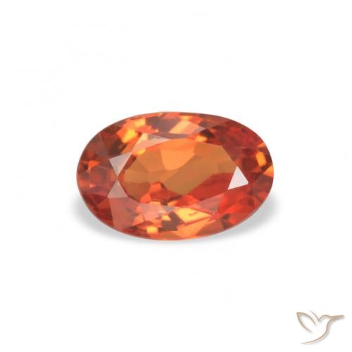 0.62ct 天然 深红色 蓝宝石, 椭圆形, VVS-VS