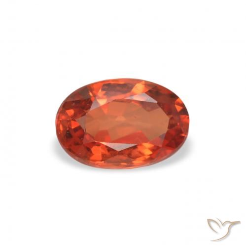 0.56ct 天然 亮红 蓝宝石, 椭圆形, VVS-VS