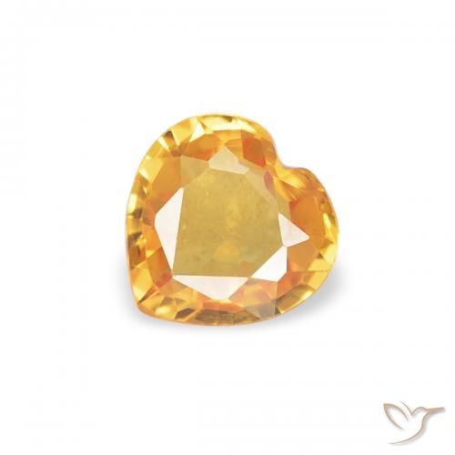 0.31ct 天然 中金 蓝宝石, 心形, VVS