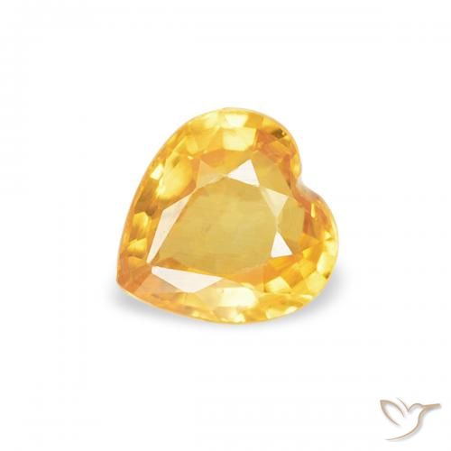 0.37ct 天然 中金 蓝宝石, 心形, VS