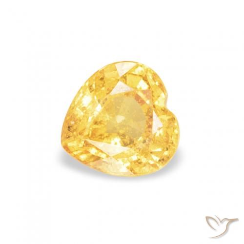 0.47ct 天然 中金 蓝宝石, 心形, VS-SI