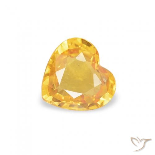 0.37ct 天然 中金 蓝宝石, 心形, VS