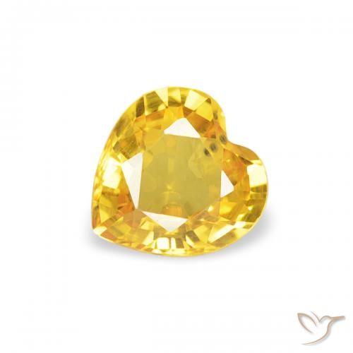 0.38ct 天然 中金 蓝宝石, 心形, VS