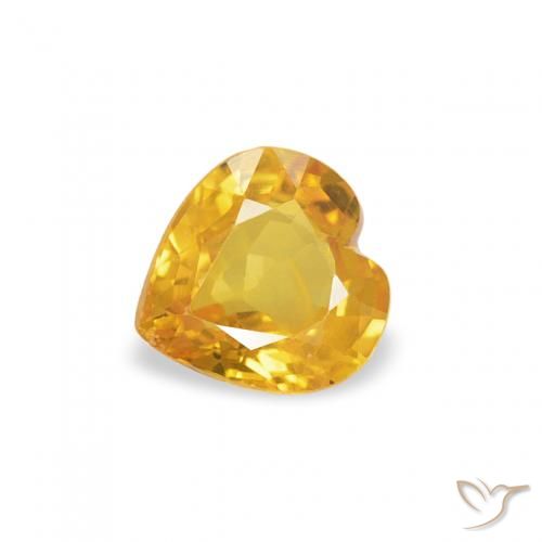 0.36ct 天然 中金 蓝宝石, 心形, VS