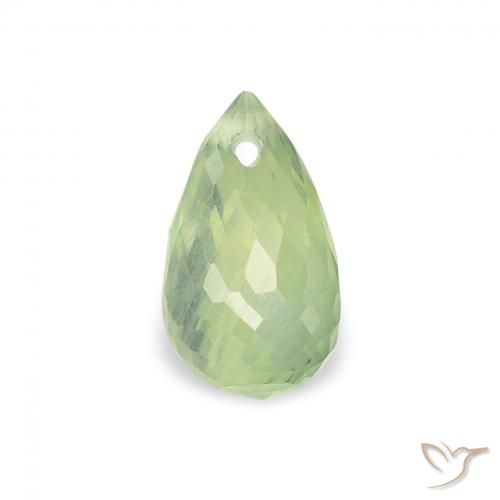 0.88ct 天然 梨绿 蓝宝石, 泪滴形, VS