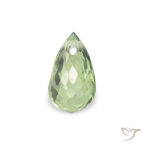 0.62ct 天然 浅绿色 蓝宝石, 泪滴形, VS