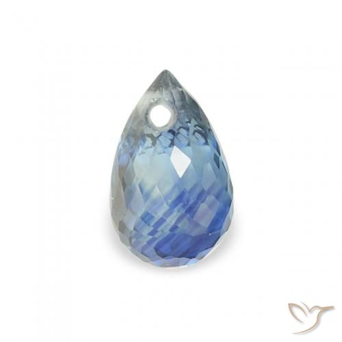 0.62ct 天然 青色 蓝宝石, 泪滴形, VS