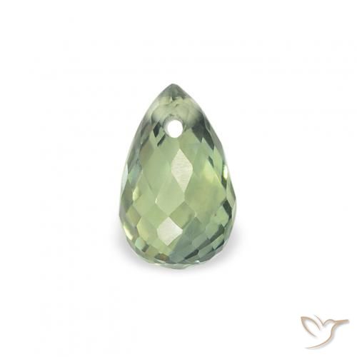0.49ct 天然 蓝绿色 蓝宝石, 泪滴形, VS