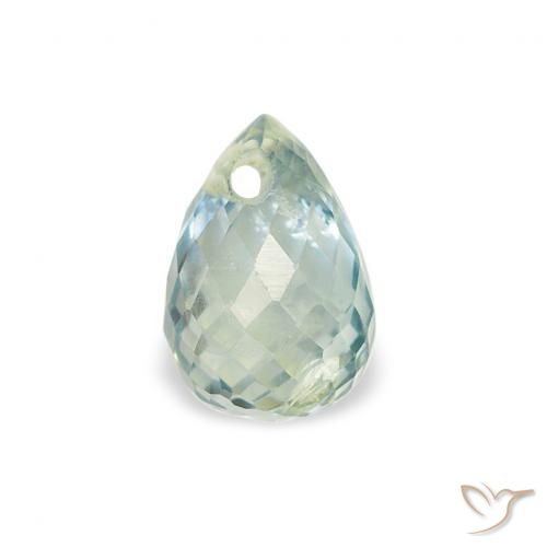 0.78ct 天然 青色 蓝宝石, 泪滴形, VS