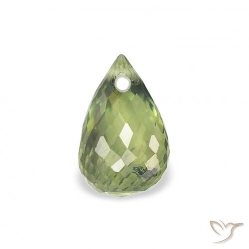 1.02ct 天然 森林绿 蓝宝石, 泪滴形, VS