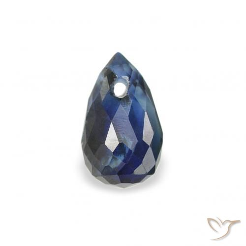 0.47ct 天然 午夜蓝 蓝宝石, 泪滴形, VS