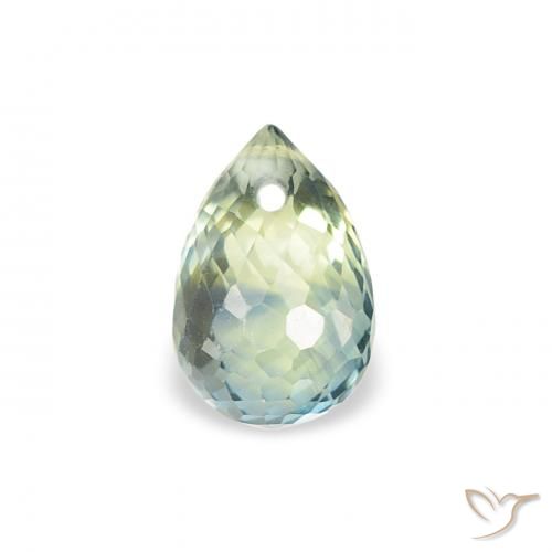 0.68ct 天然 青色 蓝宝石, 泪滴形, VS