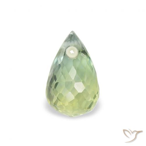 0.74ct 天然 浅鼠尾草绿色 蓝宝石, 泪滴形, VS