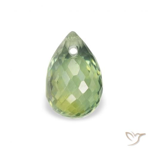 0.81ct 天然 浅绿色 蓝宝石, 泪滴形, VS
