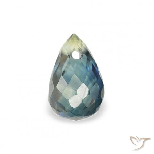 0.38ct 天然 青色 蓝宝石, 泪滴形, VS